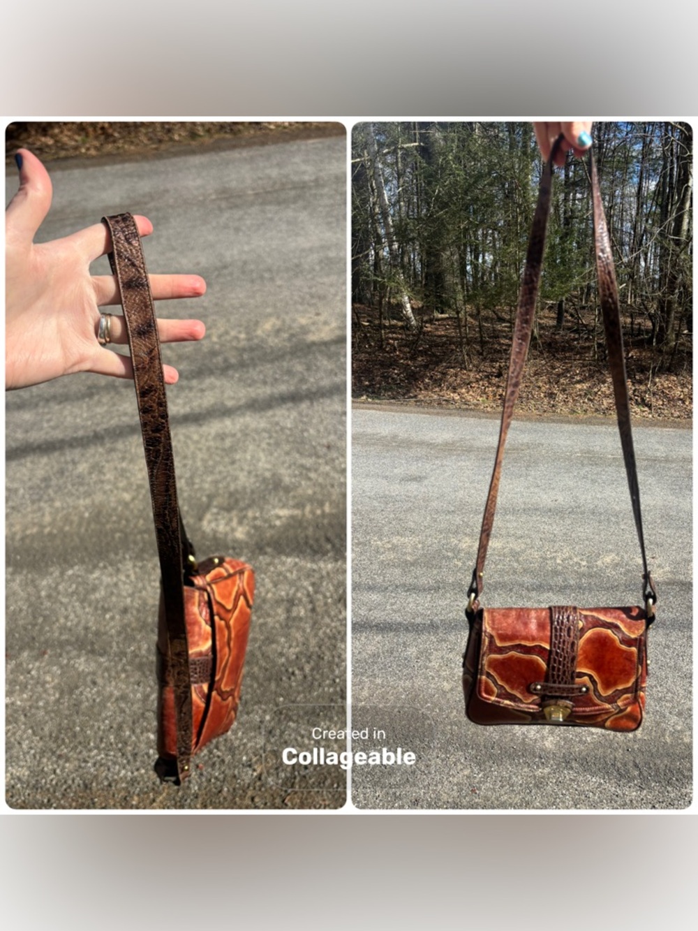 Brahmin Leather Crossbody Bag Limited Edition - Picture 16 of 17